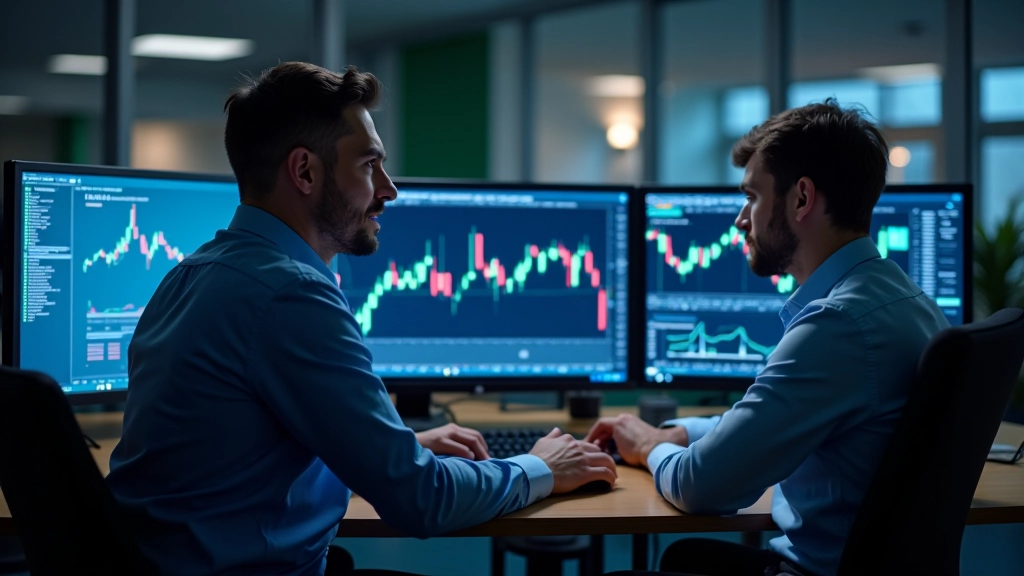 Setup professionale per l'analisi dei mercati finanziari con grafici in tempo reale