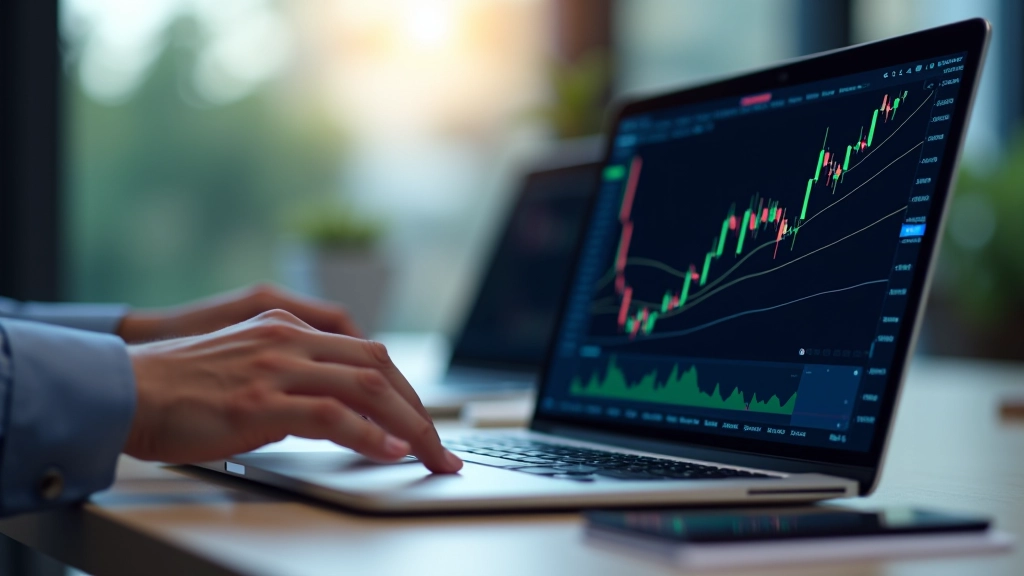 Schermo di trading con grafici, ordini aperti e livelli di stop loss e take profit