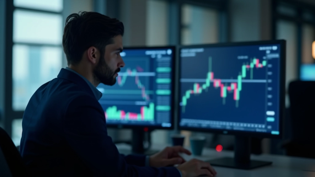 Professionista che analizza dati di mercato al computer